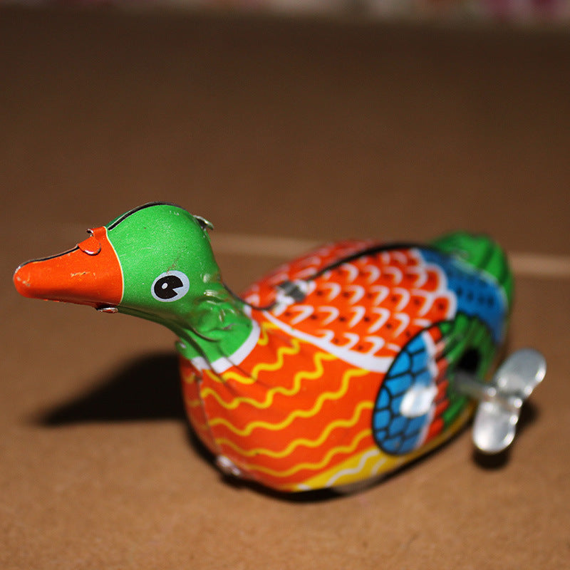 Nostalgic Tin Toy Tin Swimming Duck Clockwork Swimming Duck
