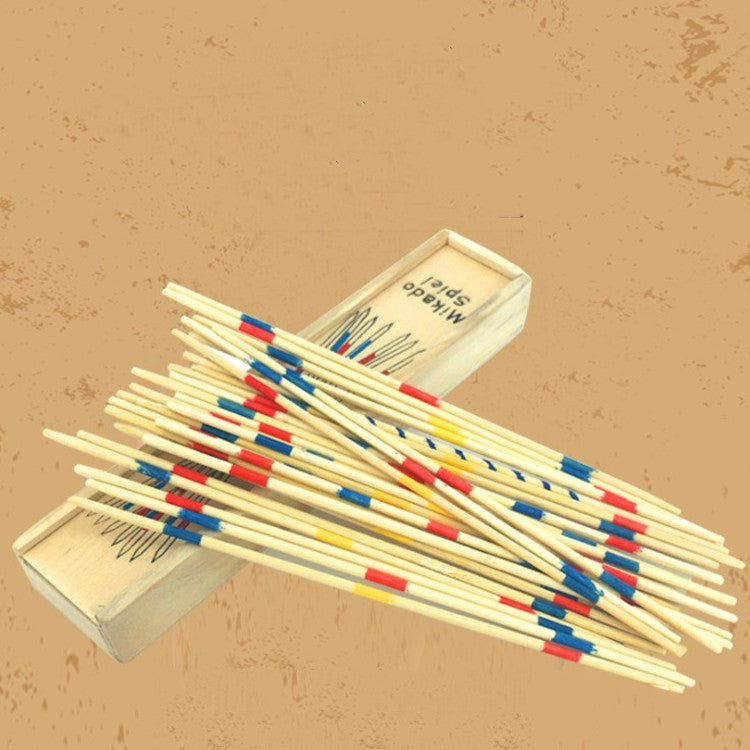 Parent Child Game Wooden Stick Toys Children's Desktop Classic Educational 80's Nostalgic Stick Children's Day Gift