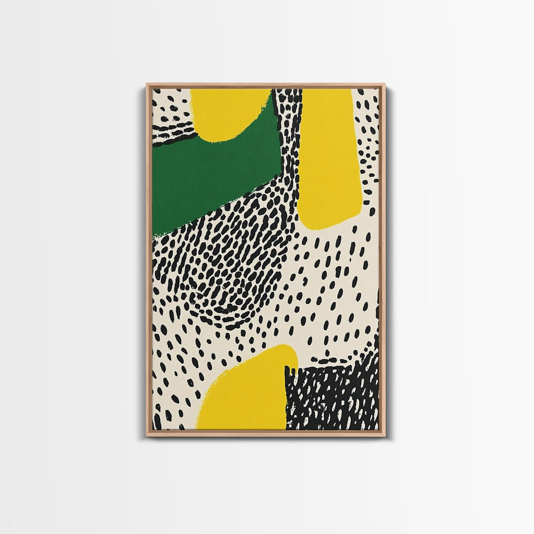 Retro Shopping Mall Wall Art Canvas Print, 1990s Inspired Abstract Art, Mall Art For Living Room Or Bed Room