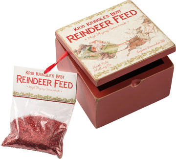 Reindeer Feed Hinged Box