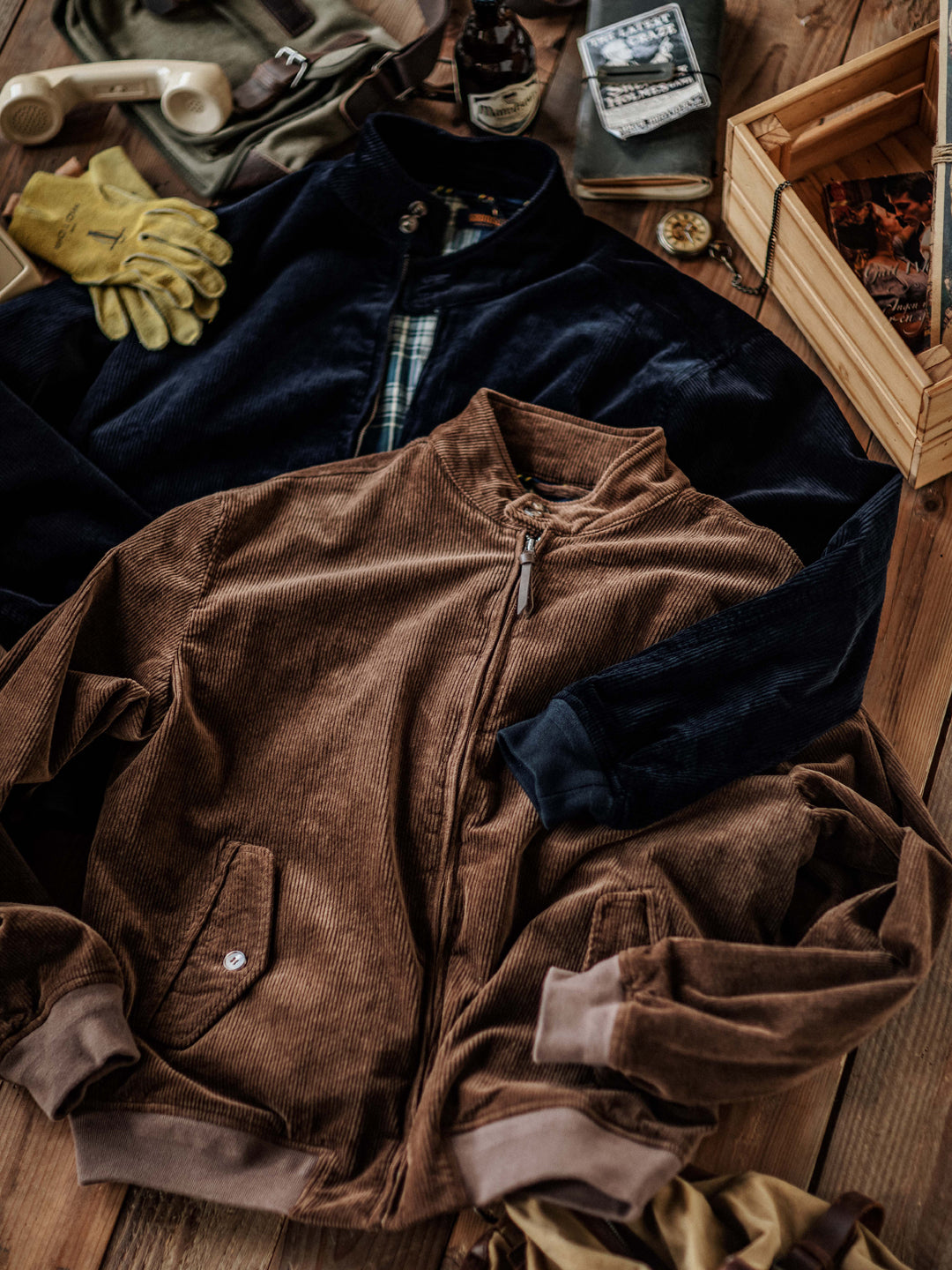 G9 HARRINGTON CORDUROY JACKET