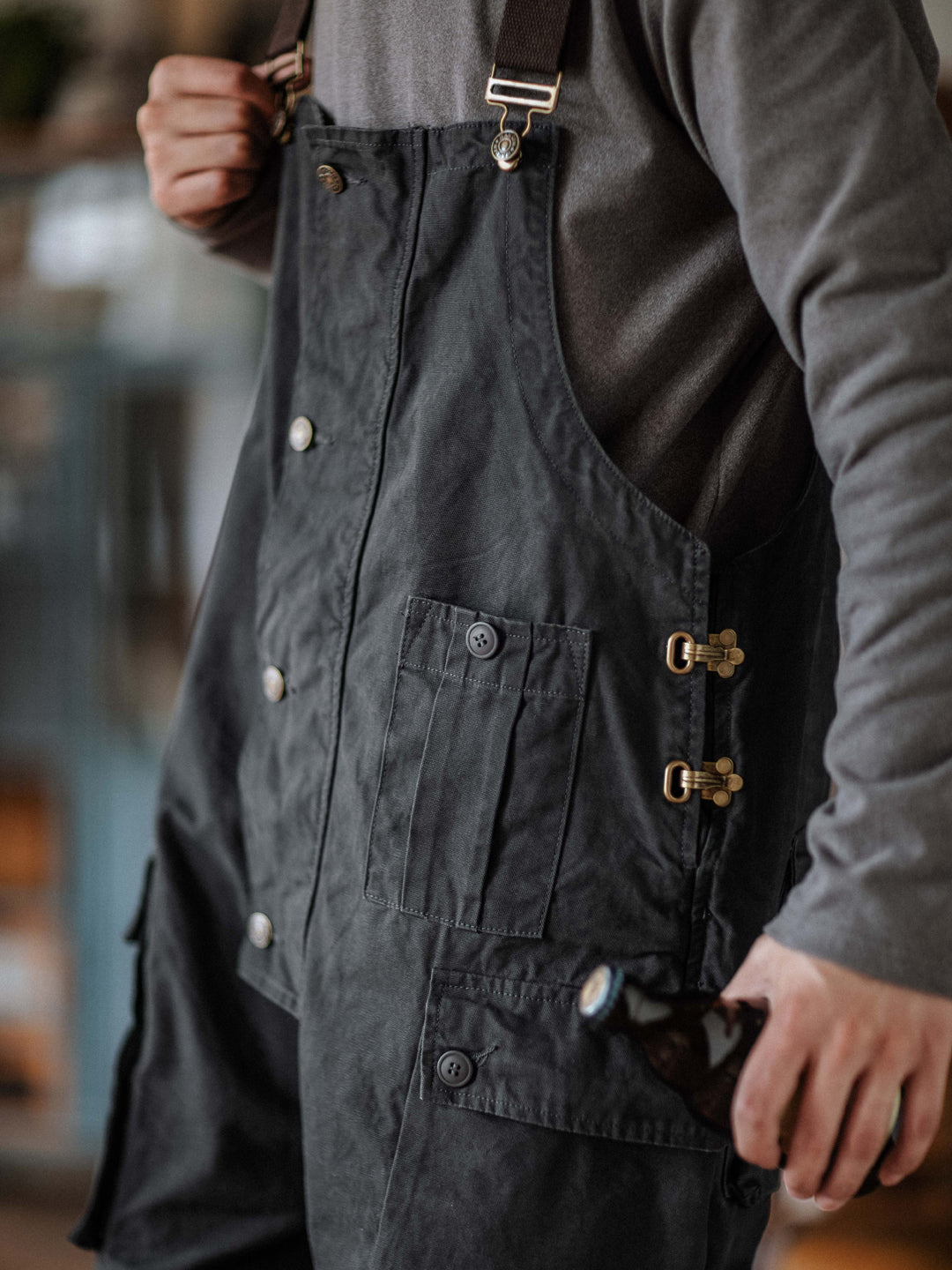 Pockets Dungaree Bibs Overall