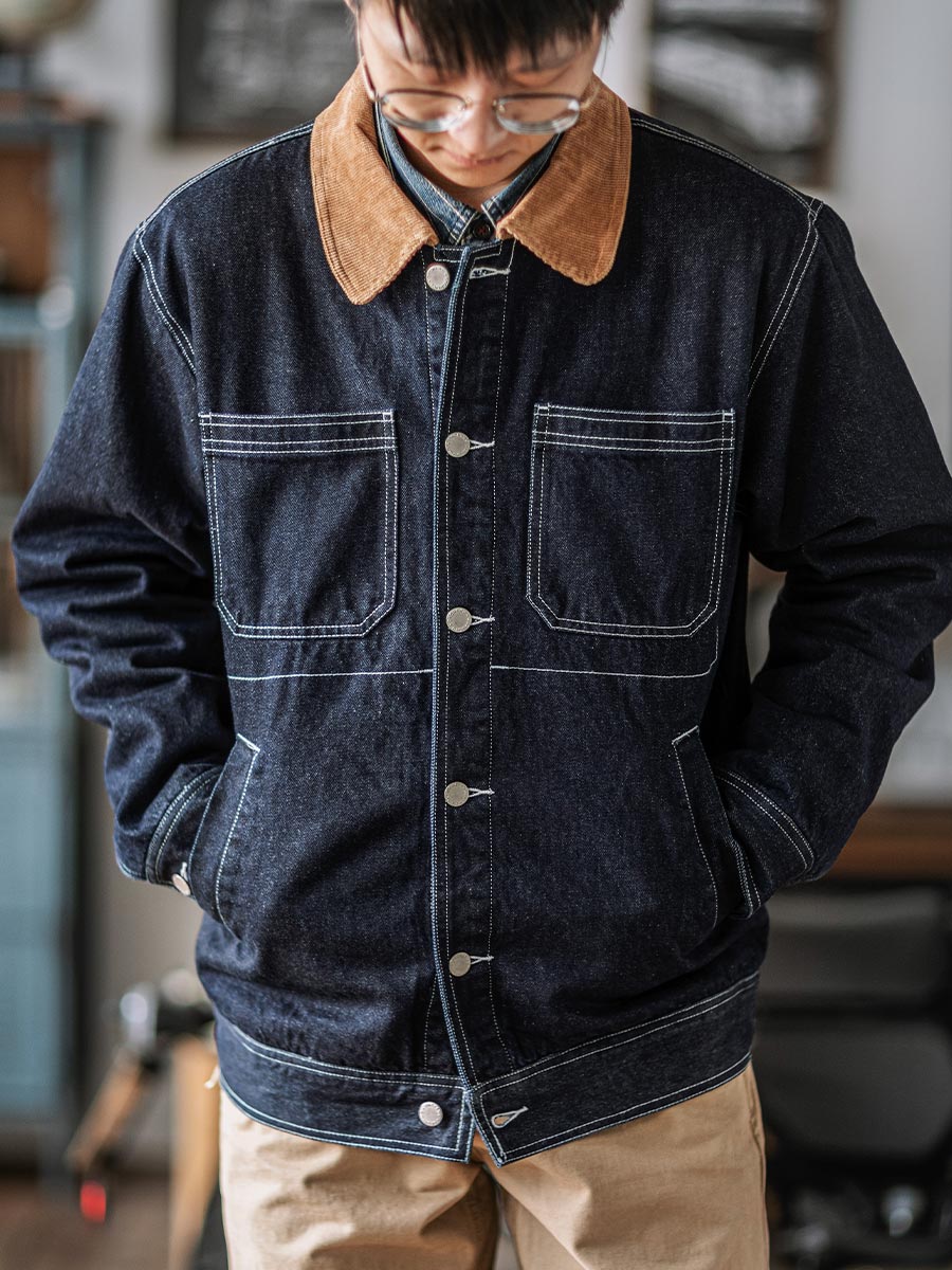 DENIM CHORE COAT