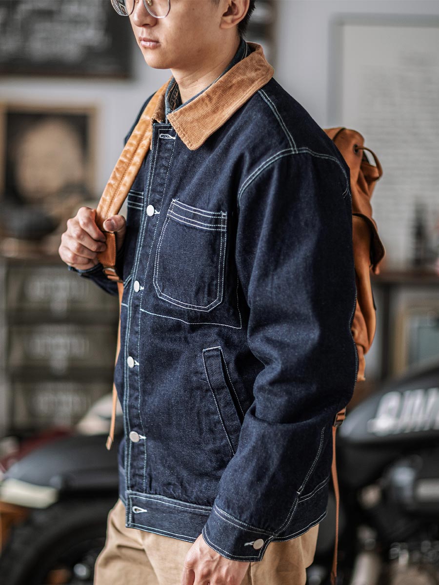 DENIM CHORE COAT