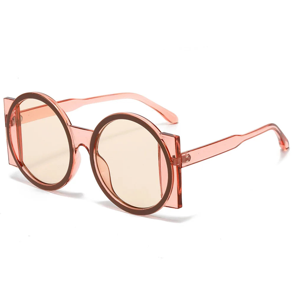 Vintage Round Sunglasses Women Men Sun Glasses Female Fashion Luxury Brand Designer Shades