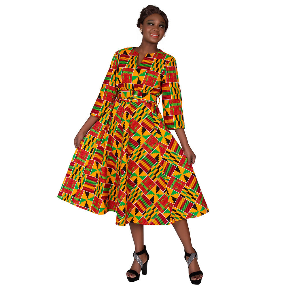 Women's Cotton African Cross-border Printed Party Clothing