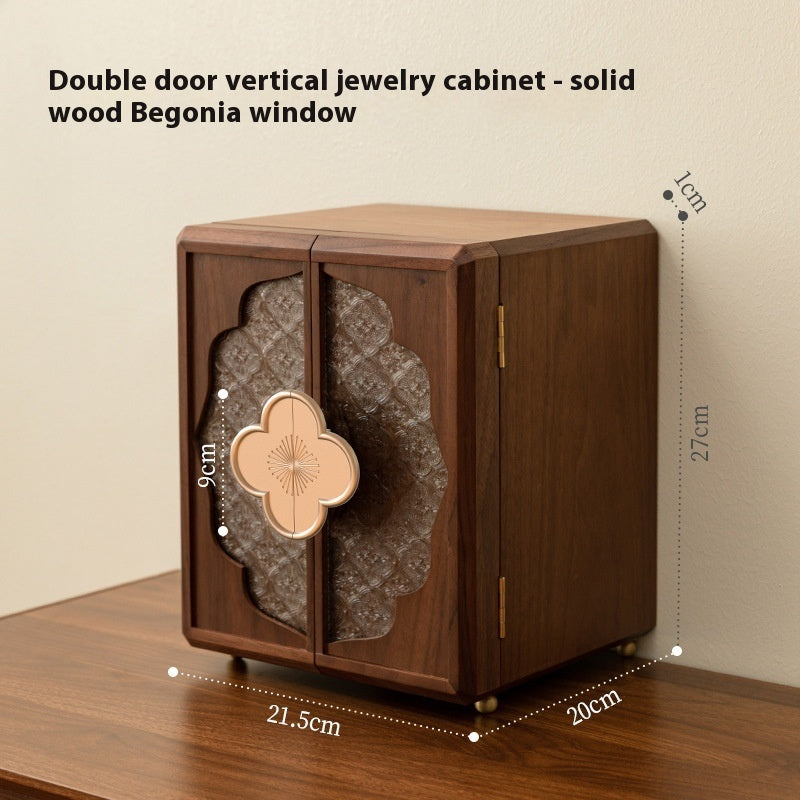 Wooden Jewelry Box Storage Box High-end Exquisite National Style Hand Jewelry New Chinese Jewelry 520 Gift One Piece Dropshipping