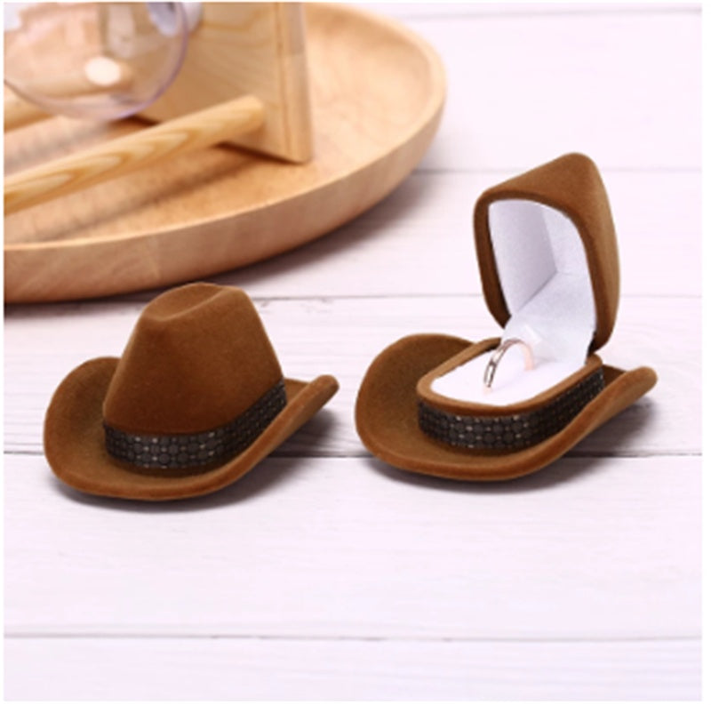 Western Cowboy Hat Jewelry Packaging Jewelry Box