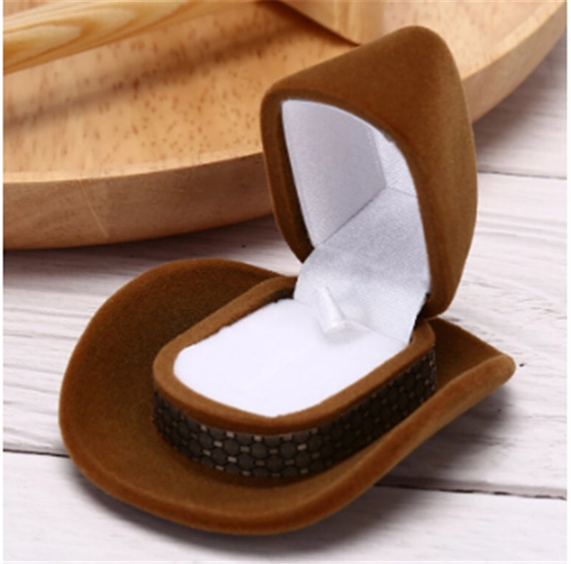 Western Cowboy Hat Jewelry Packaging Jewelry Box