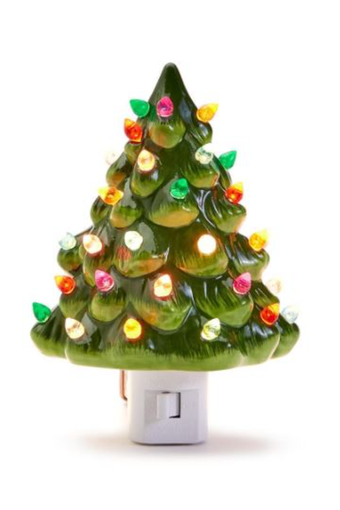 All Decked Out Vintage Christmas Tree Nightlight
