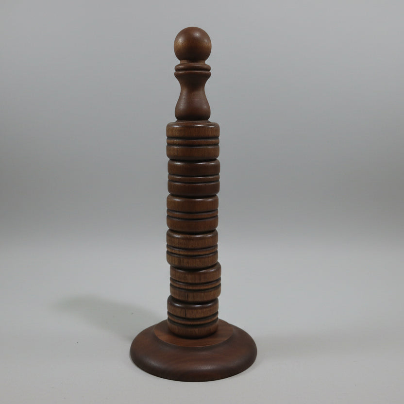 1960's Vintage Wooden Napkin Rings & Paper Towel Holder