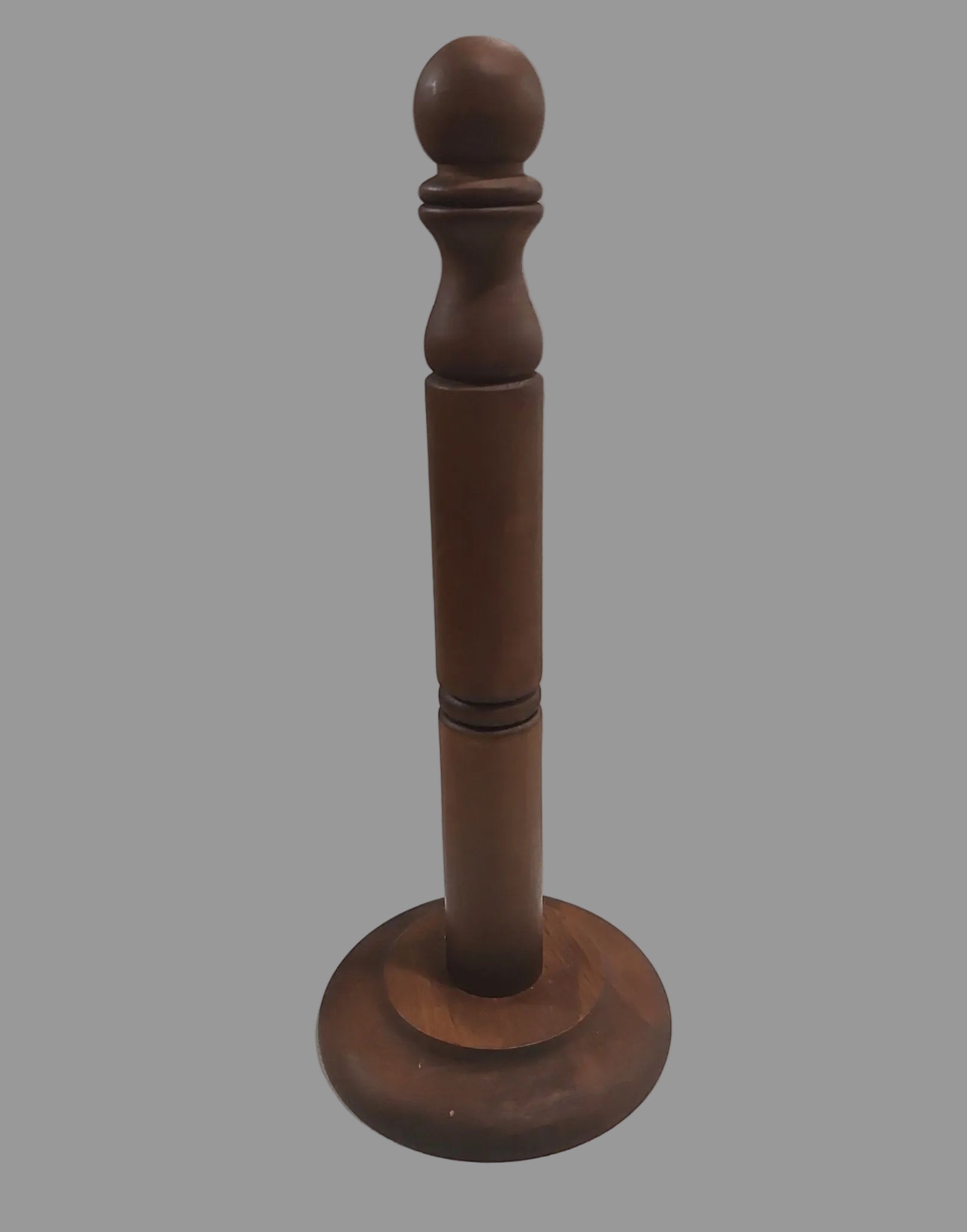 1960's Vintage Wooden Napkin Rings & Paper Towel Holder