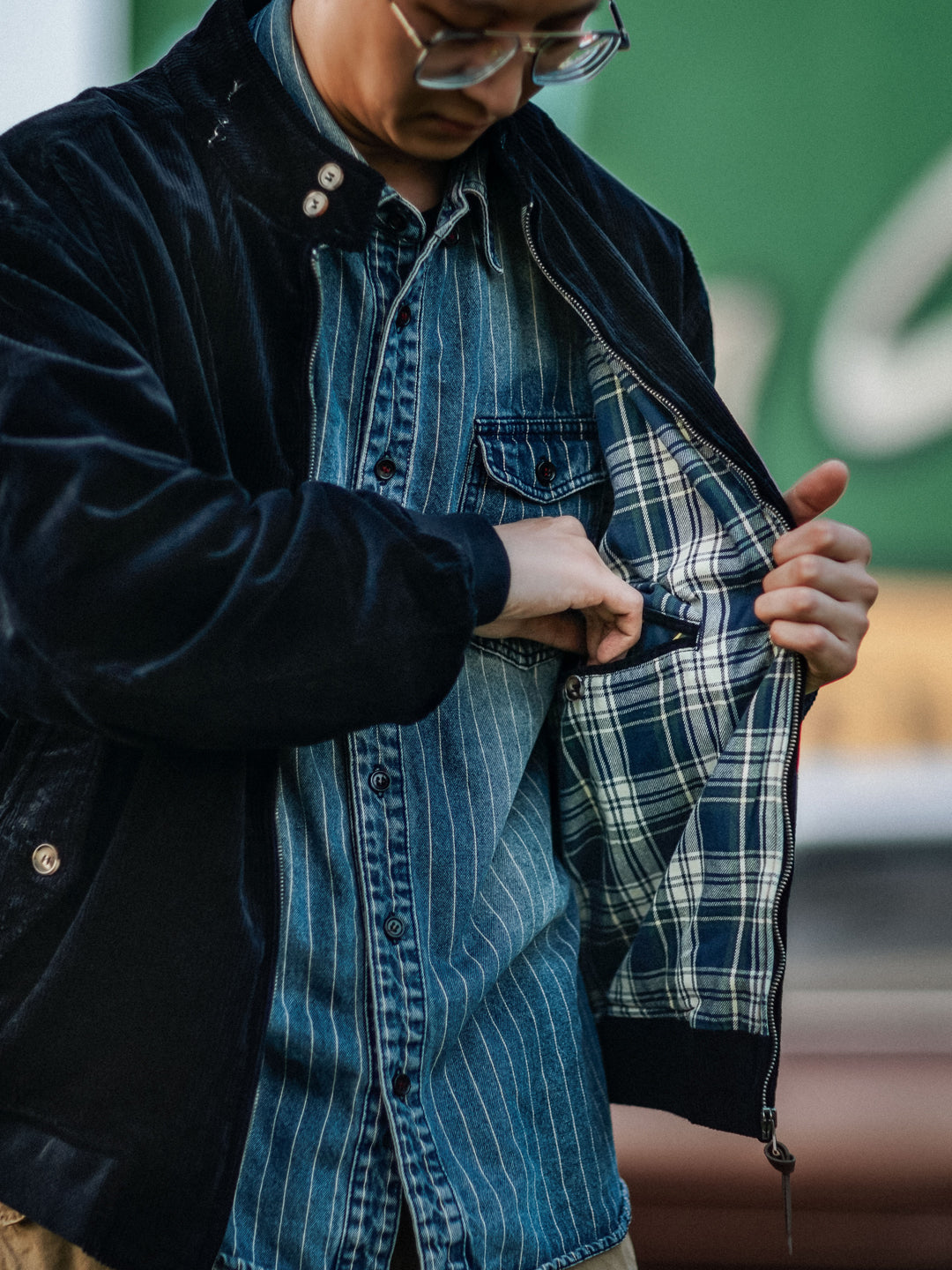 G9 HARRINGTON CORDUROY JACKET