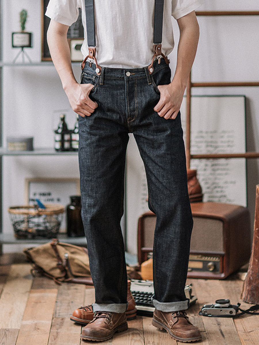 Pinstripe Selvedge Jeans