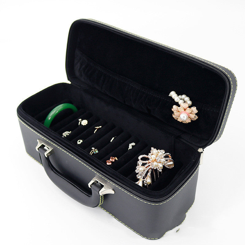 Packaging Leather Large Capacity Jewelry Storage Box