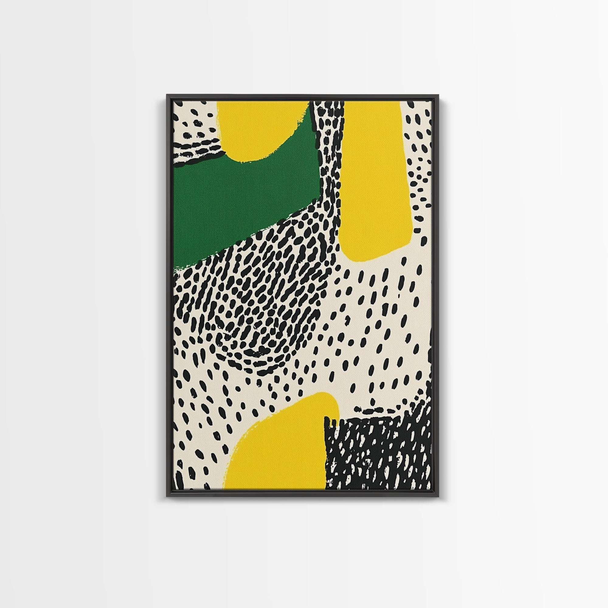 Retro Shopping Mall Wall Art Canvas Print, 1990s Inspired Abstract Art, Mall Art For Living Room Or Bed Room