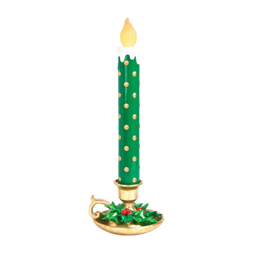 20" Green LED Candle Stick by December Diamonds
