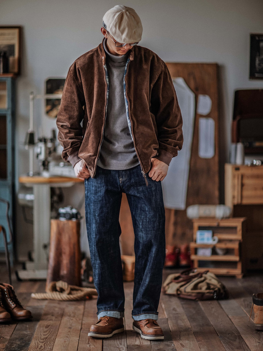 G9 HARRINGTON CORDUROY JACKET