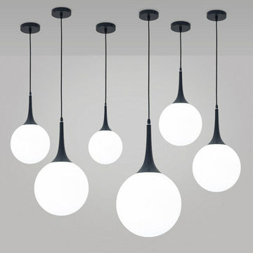 Adeline Modern Globe Pendant - Stylish Glass Light for Dining Rooms