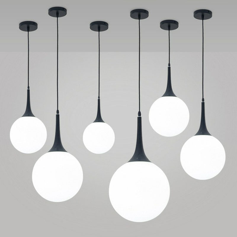 Adeline Modern Globe Pendant - Stylish Glass Light for Dining Rooms