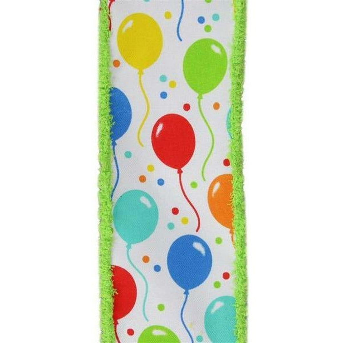 2.5" Party Balloons Ribbon: Primary Colors
