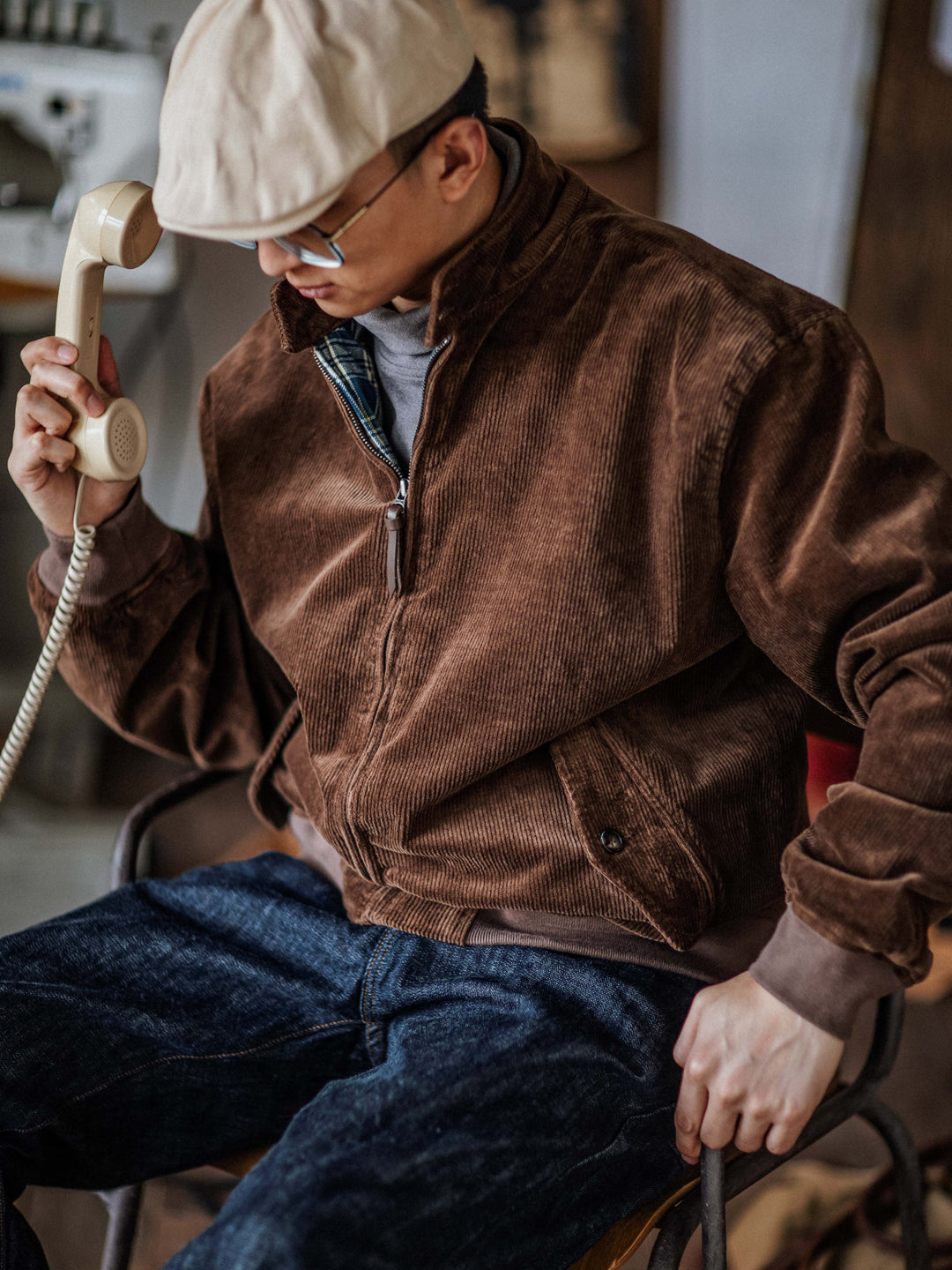 G9 HARRINGTON CORDUROY JACKET