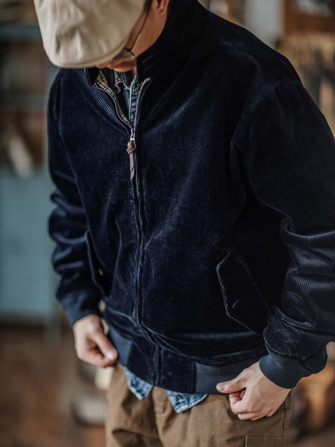 G9 HARRINGTON CORDUROY JACKET