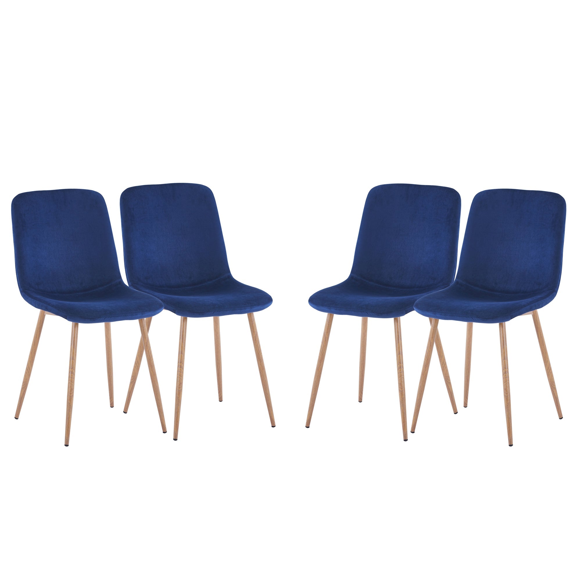 Dining Chair 4PCS（BLUE）Modern style New technology Suitable for restaurants cafes taverns
