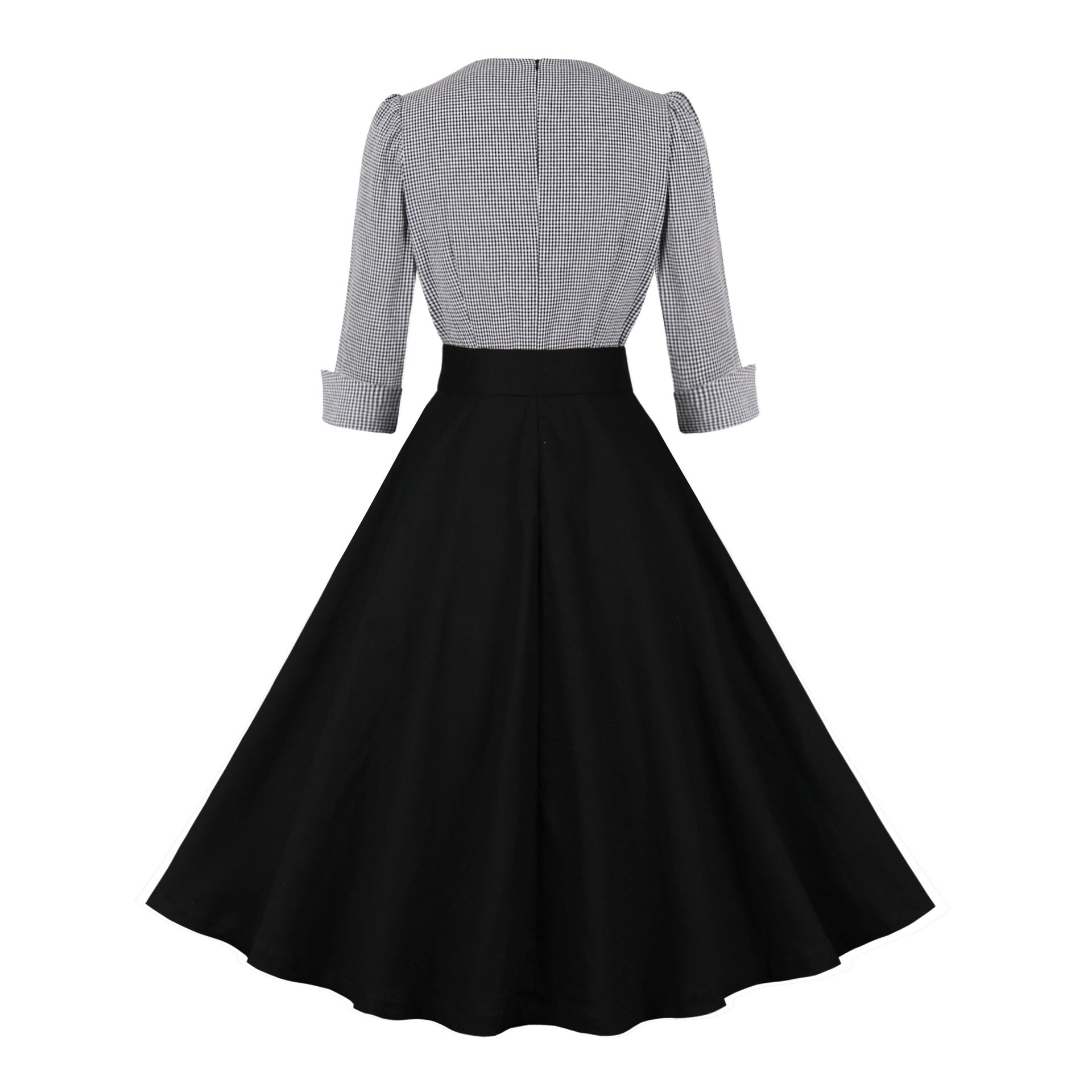 Elegant Retro Large Swing Women's Dress Cotton