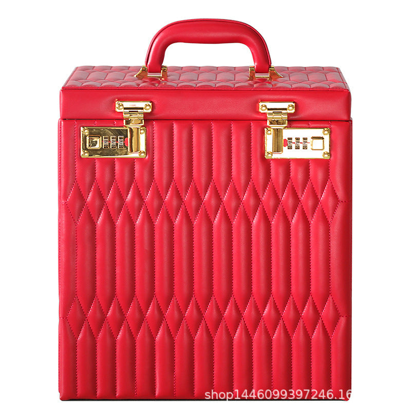 Large Capacity Jewelry Password Lock Storage Box
