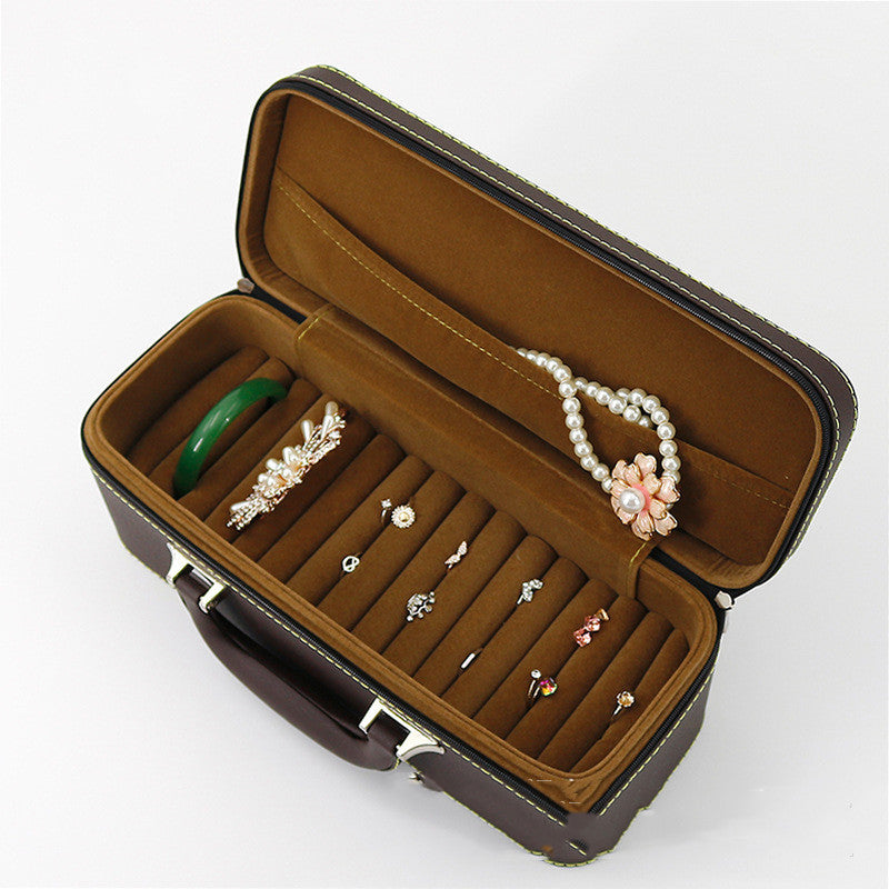 Packaging Leather Large Capacity Jewelry Storage Box