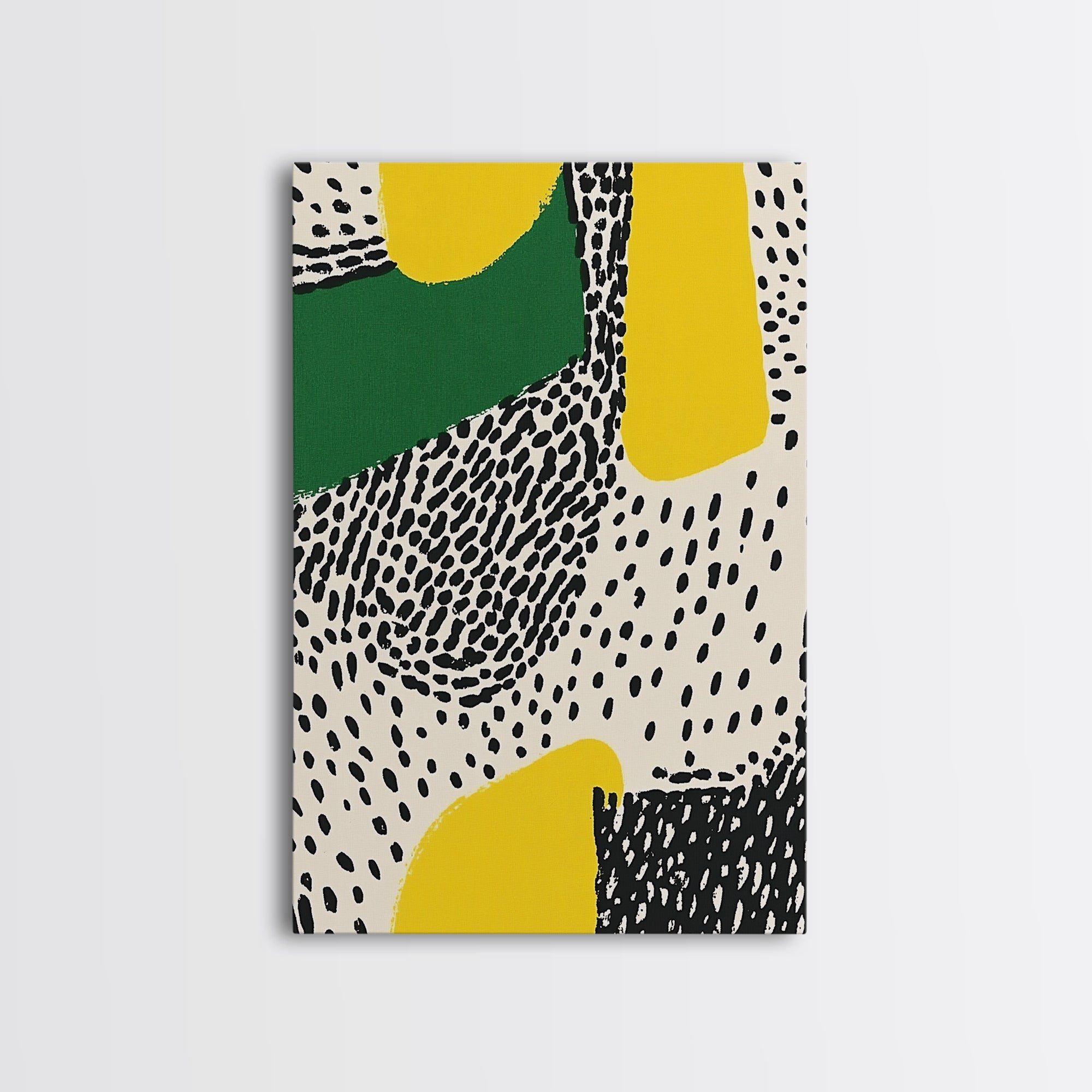 Retro Shopping Mall Wall Art Canvas Print, 1990s Inspired Abstract Art, Mall Art For Living Room Or Bed Room