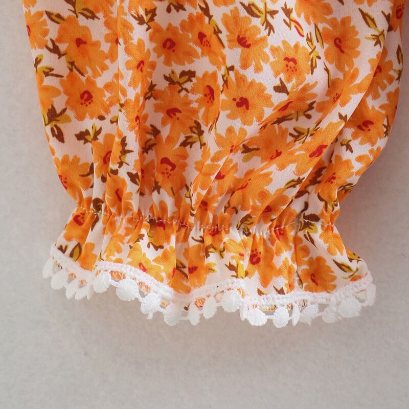 Women 2021 Summer Vintage Print A-Line Dress Short Sleeve Off shoulder Female Fashion Elegant Mini Dresses