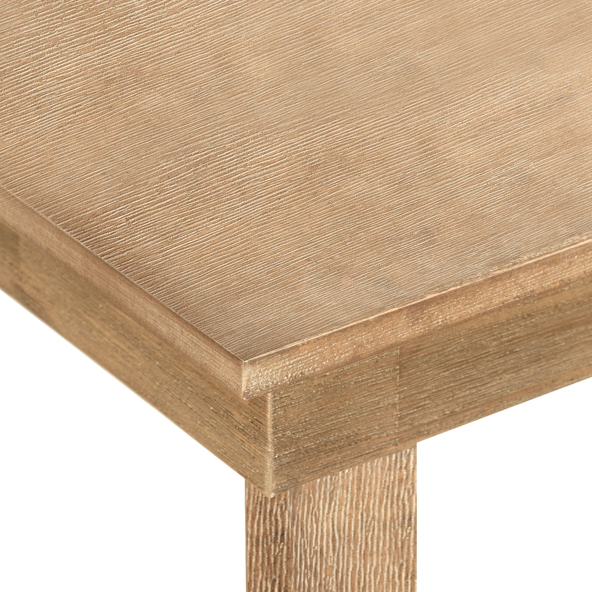 TOPMAX farmhouse countertop height 5-piece dining table set with 1 rectangular dining table and 4 brown dining chairs