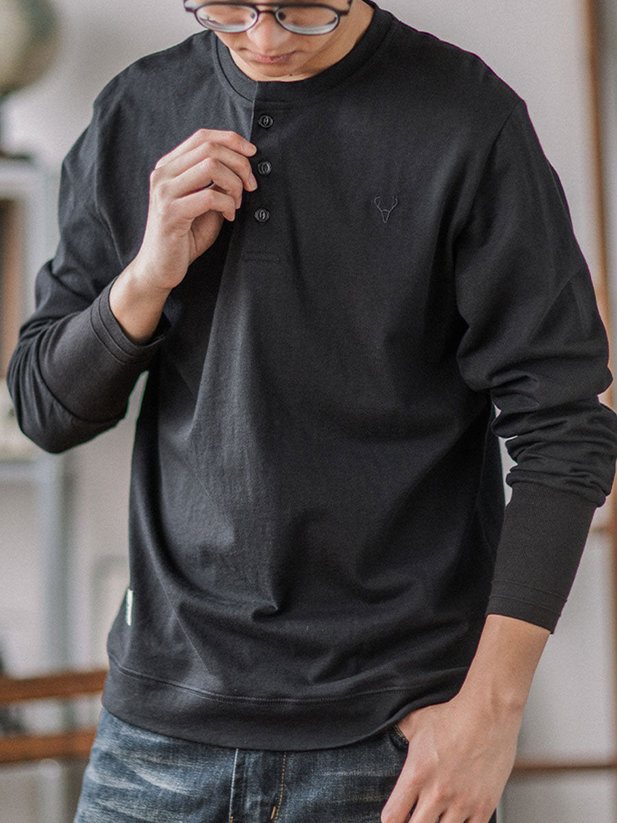 Henley Long Sleeve Shirt