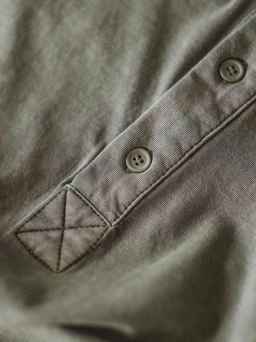 Three-Button Henley Shirt