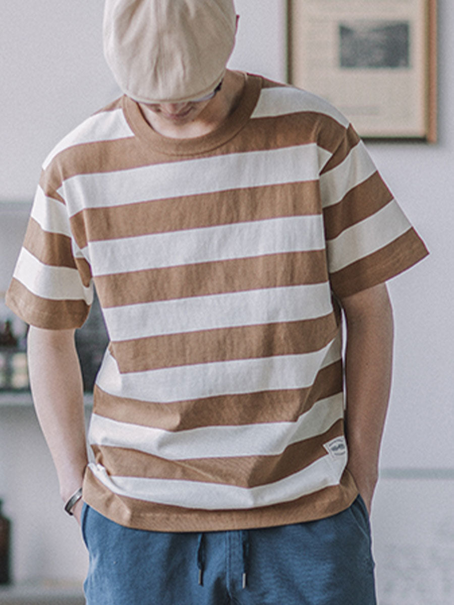 1950s Motorcyclist Stripe Tee
