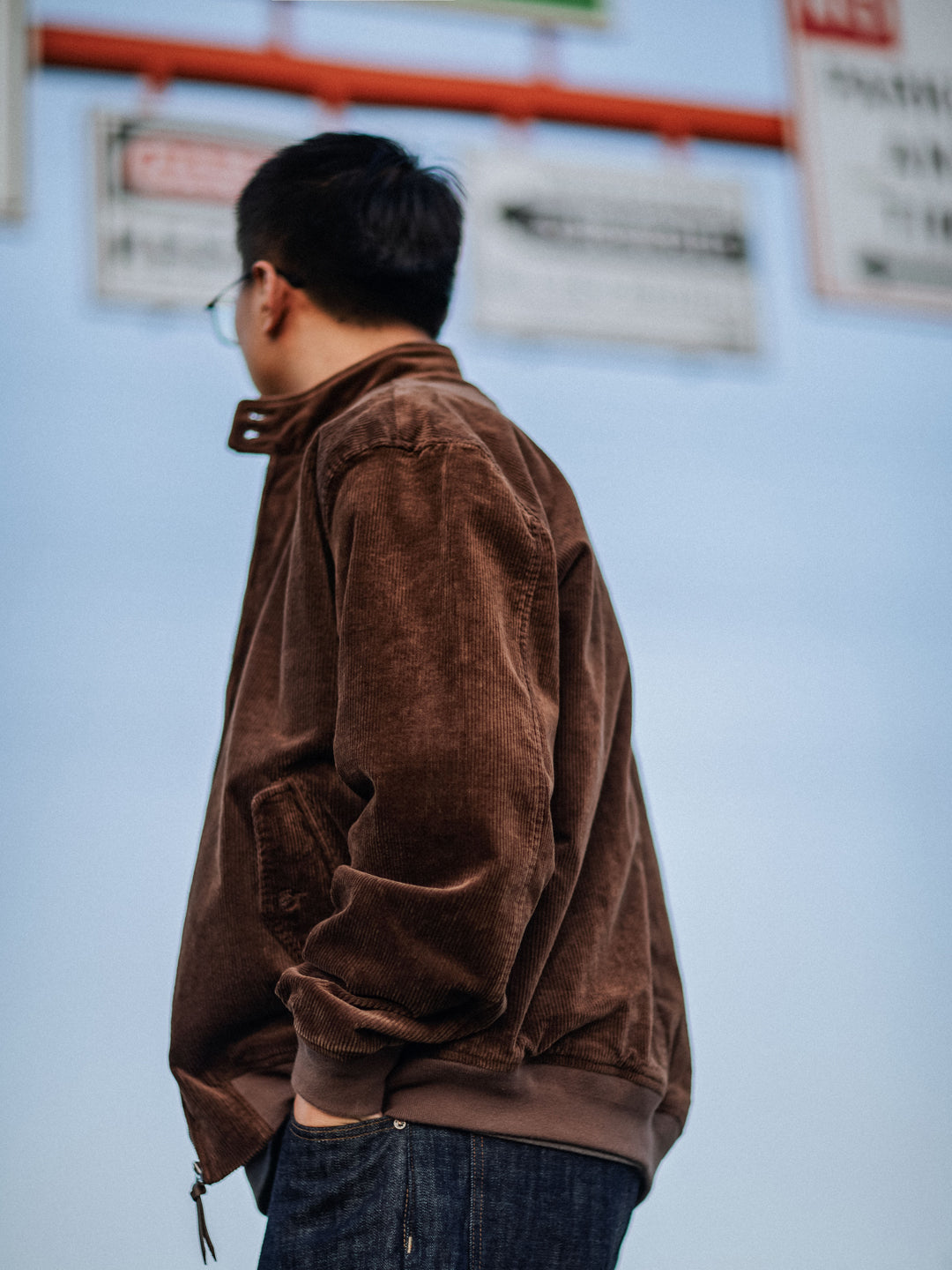 G9 HARRINGTON CORDUROY JACKET