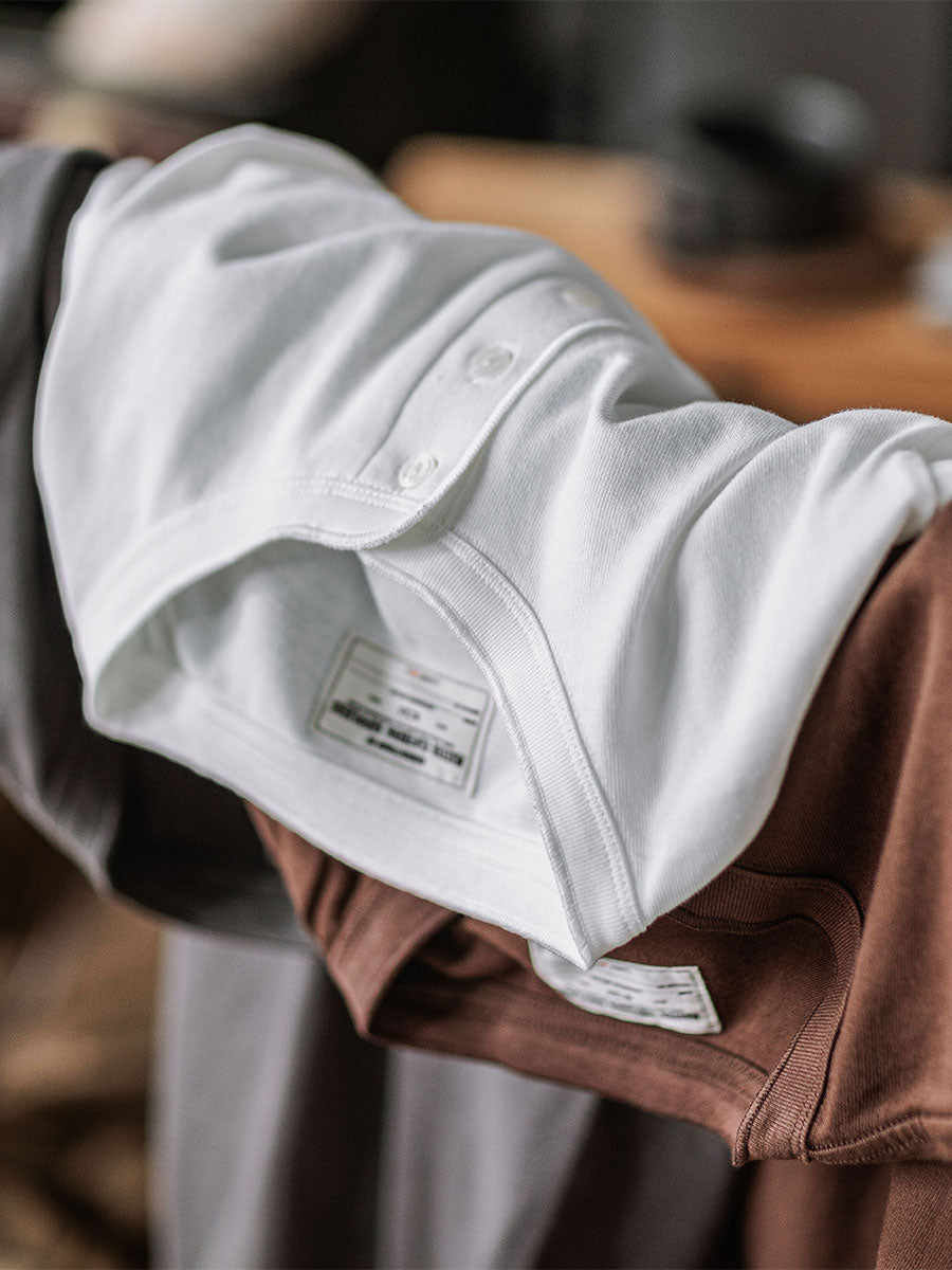 Long Sleeve Henley Shirt