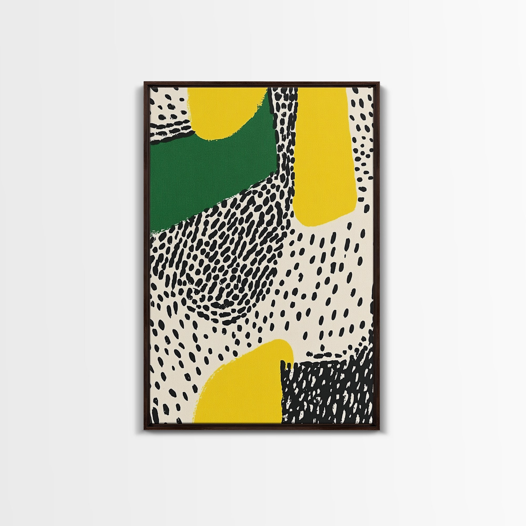 Retro Shopping Mall Wall Art Canvas Print, 1990s Inspired Abstract Art, Mall Art For Living Room Or Bed Room