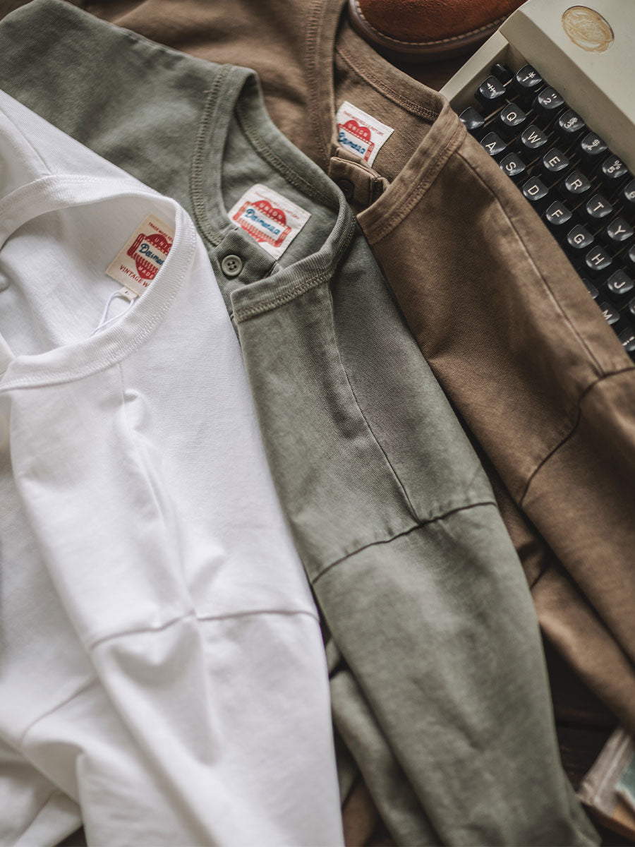 Three-Button Henley Shirt