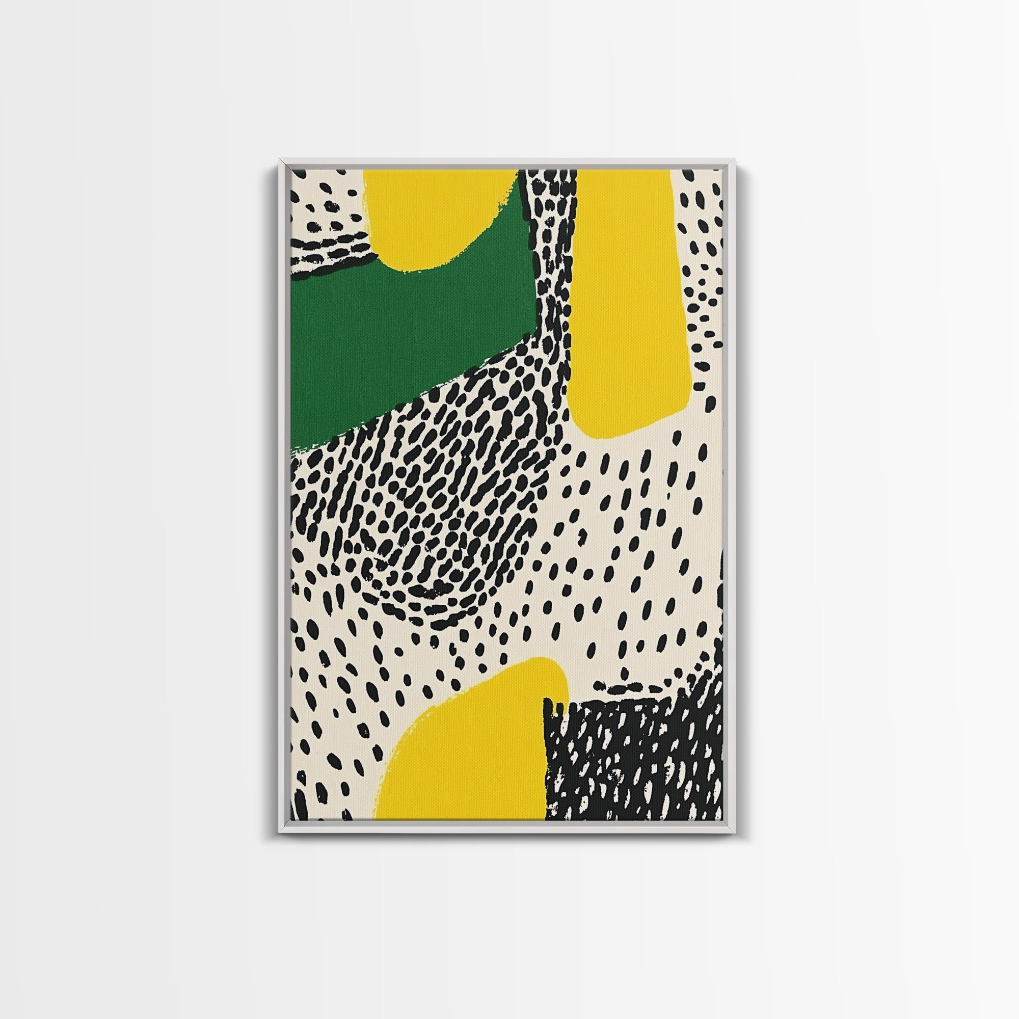 Retro Shopping Mall Wall Art Canvas Print, 1990s Inspired Abstract Art, Mall Art For Living Room Or Bed Room