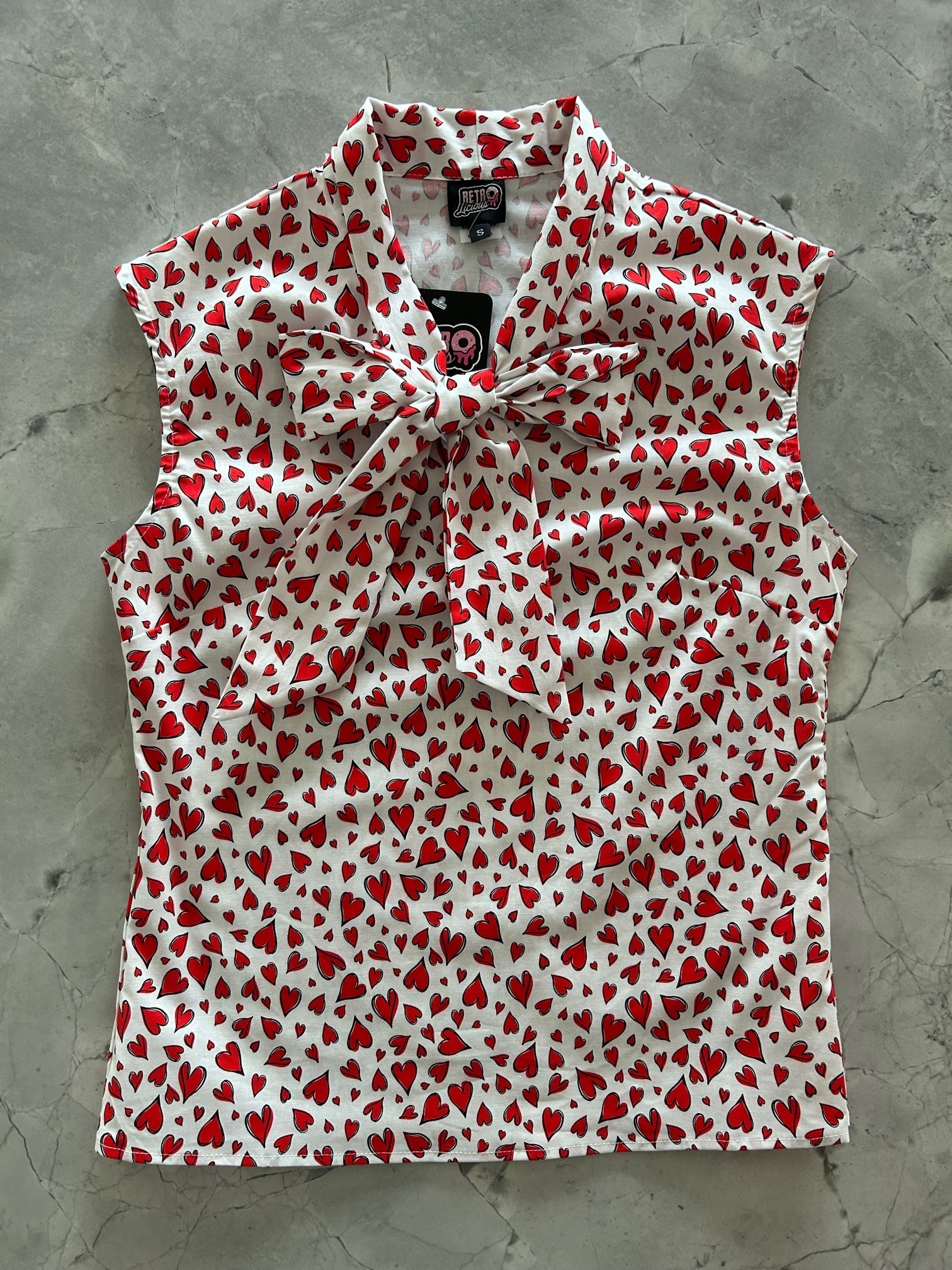 Hearts Bow Top