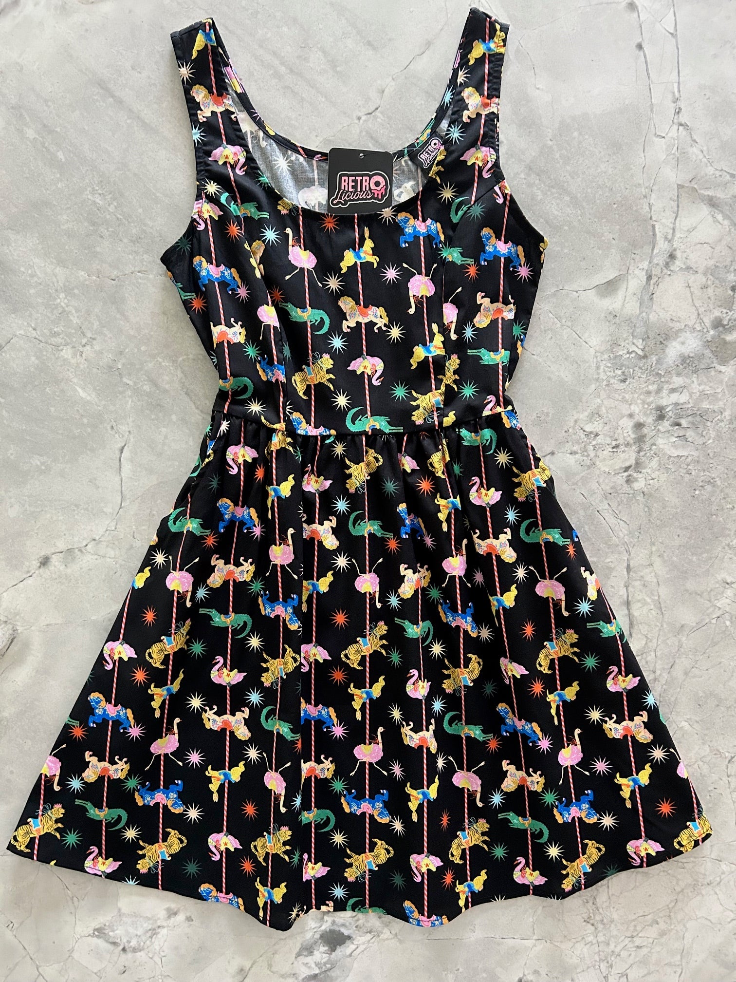 Carousel Shorter Fit & Flare Dress