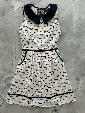 Bats Collared Dress