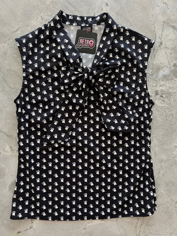 Mini Ghosts Bow Top