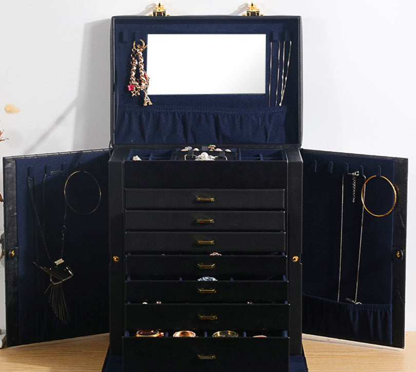 Large Capacity Jewelry Password Lock Storage Box