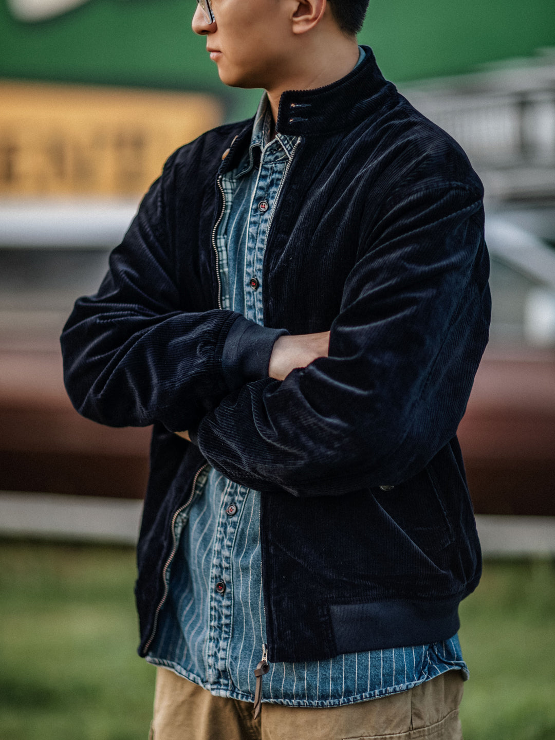 G9 HARRINGTON CORDUROY JACKET