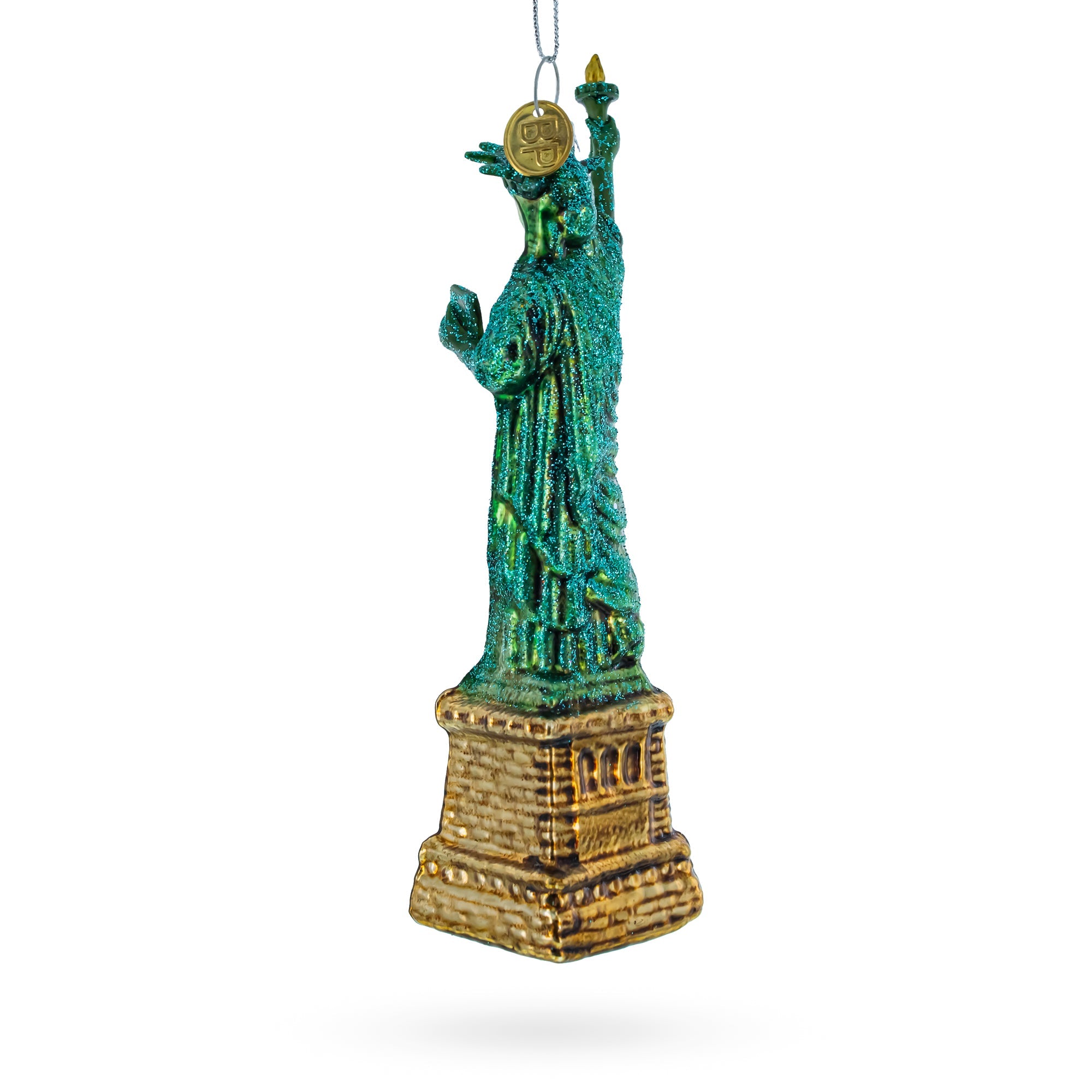 Statue of Liberty New York Glass Christmas Ornament