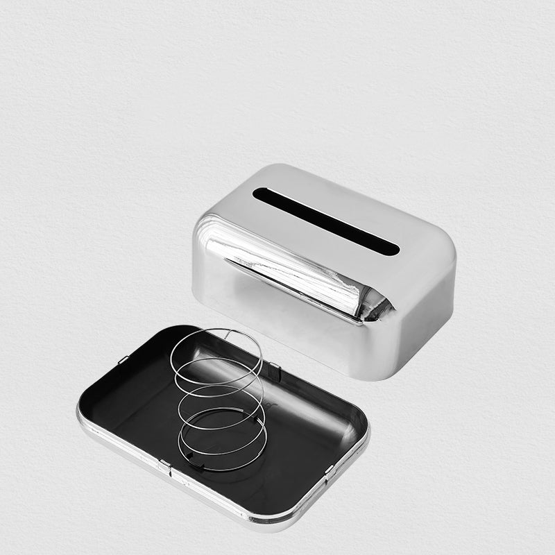 Electroplated Tissue Box Vintage Drawer